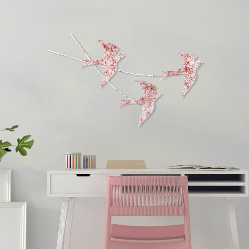 Handmade Decorative Metal Wall Accessory, 42 x 70 cm, 100% Metal (1.5 mm), Unique Hand-Painted Design, Perfect for Home Decor & Art Lovers