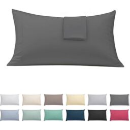 ECOMMERC3 Pillowcase Bed 135 cotton-polyester - Anthracite