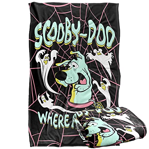 Scooby Doo! Spooky Ghosts Silky Touch Super Soft Throw Blanket 91 x 147 Cm