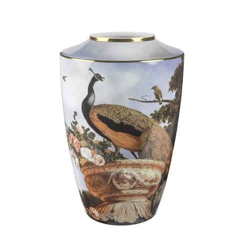 Melchior de Hondecoeter Peacock in Castle Park Vase 41 cm Artis Orbis