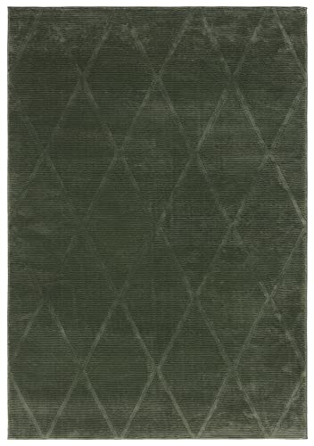 Safavieh Contemporary Rug for Living Room, Dining Room, Bedroom - Revive Collection, Short Pile, in Green, 200 x 300 cm