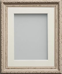 Frame Company Brompton Vintage Cream A3 Photo Frame with Ivory Mount for A4