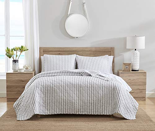Stone Cottage - Quilt Set-100, Lightweight & Breathable Bedding, Reversible & Ideal for All Seasons, Pre-Washed for Added Softness, Cotton, Grey, King