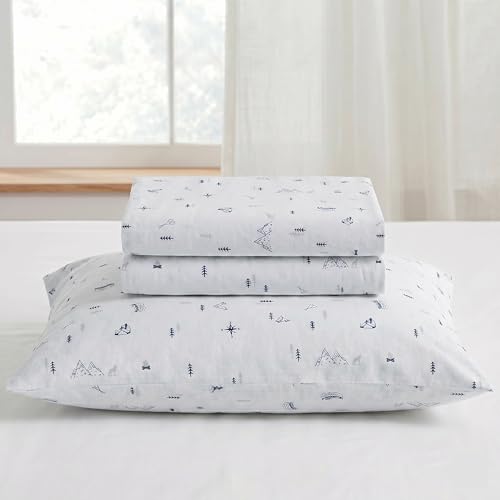 Modern Threads 4-Piece 100% Cotton Flannel Sheet Set – Soft and Durable for Every Season, Camping Trip Full