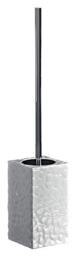 Gedy New Martina Toilet Brush Toilet, Ceramic, White, 9 x 9 x 47