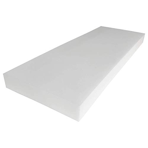 "Foamma High Density Upholstery Foam Cushion (Seat Replacement, Upholstery Sheet, Foam Padding) Fast! Made in USA!! (1"" x 24"" x 72"")"