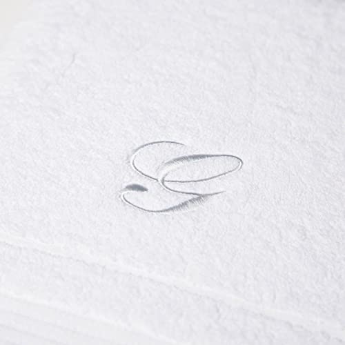 Caleffi Embroidered Cotton Guest Towel White - 68208