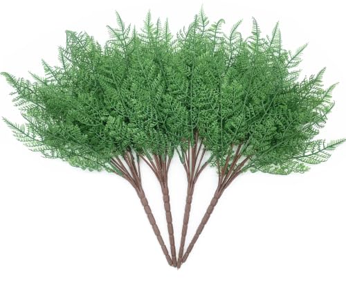 CATTREE Artificial shrubs, plastic grass fake plants wedding home indoor outdoor garden conservatory kitchen office table arrangements Christmas decoration