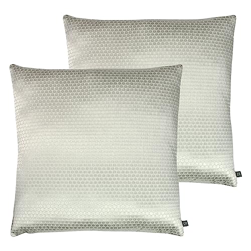 Prestigious Textiles Emboss Metallic Feather Filled Cushion - Twin Pack