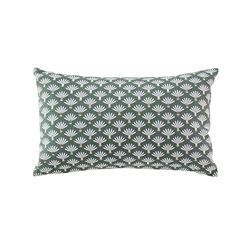Douceur d'Intérieur, Joelie Cushion Cover and Insert 30 x 50 cm Cotton Printed Gold