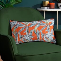 furn. Wylder Tropics Ebons Nkiru Feather Filled Cushion - Twin Pack