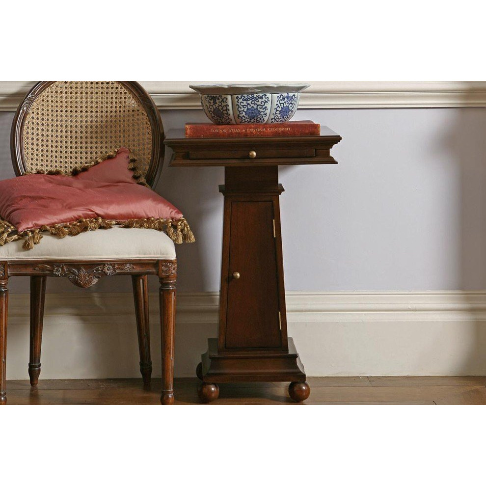 Eclectic Pedestal Table