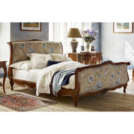 Louis XV Upholstered Bed - Super King 180 x 200cm - 6ft - ASTB Slatted Base