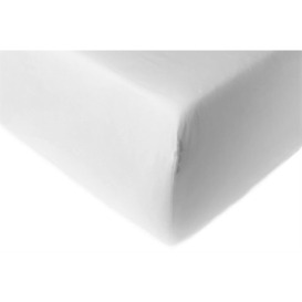 Palazzo Fitted Sheet - Emperor 205 x 205cm - 6ft 6 - White