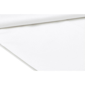 Venice Flat Sheet - Super King 300 x 295cm - 6ft - White