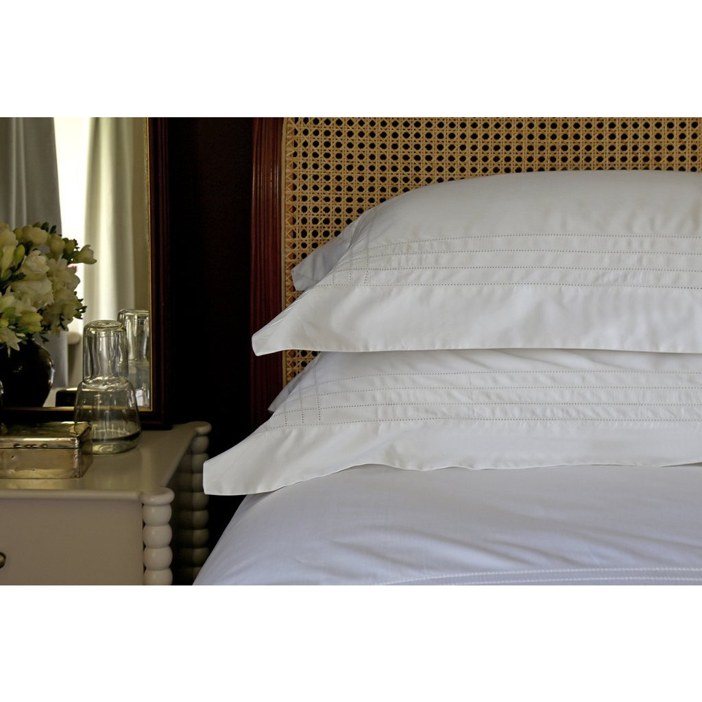 Grafton Oxford Pillowcase Pair - Standard 50 x 75cm - Charcoal
