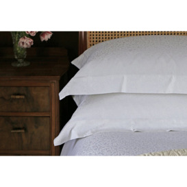 Princess Grace Oxford Pillowcase Pair - Standard 50cm x 75cm - Charcoal