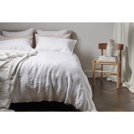 Bedfolk Linen Duvet Cover - Single 135 x 200cm - 3ft - Ink