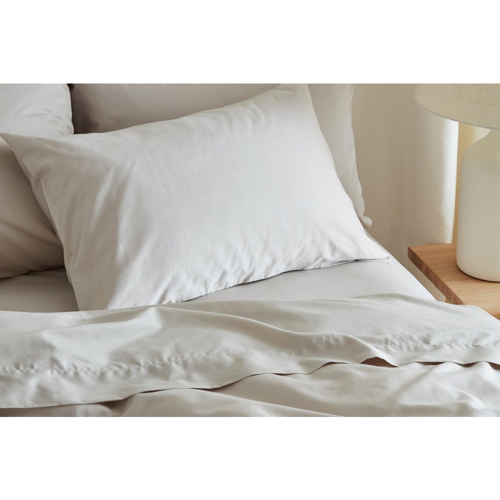 Bedfolk Luxe Cotton Duvet Cover - Single 135 x 200cm - 3ft - Clay