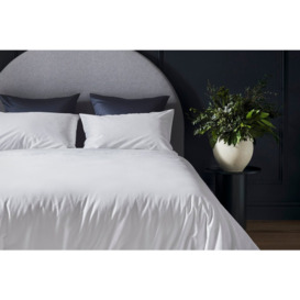 Bedfolk Luxe Cotton Duvet Cover - Single 135 x 200cm - 3ft - Snow