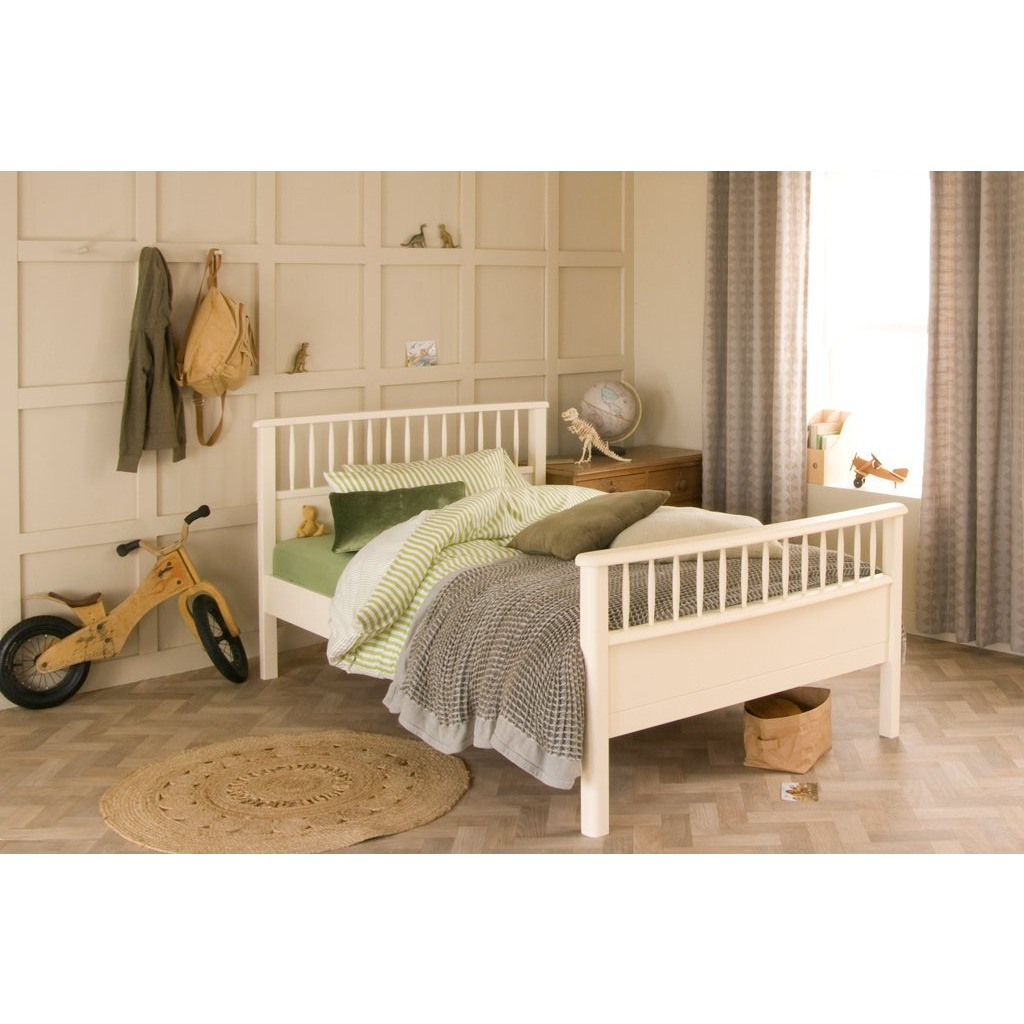 Bowood Childrens Small Double Bed - Ivory White
