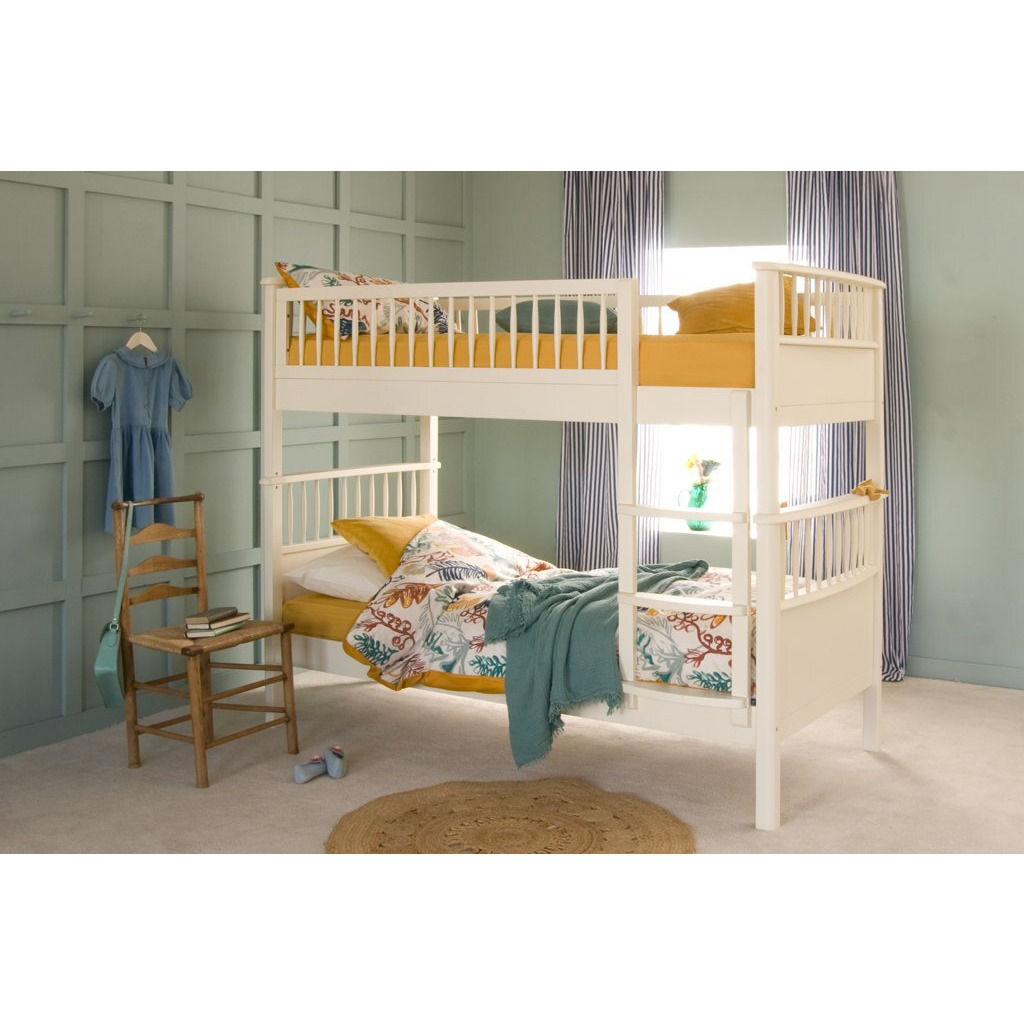 Bowood Childrens Bunk Bed - Ivory White