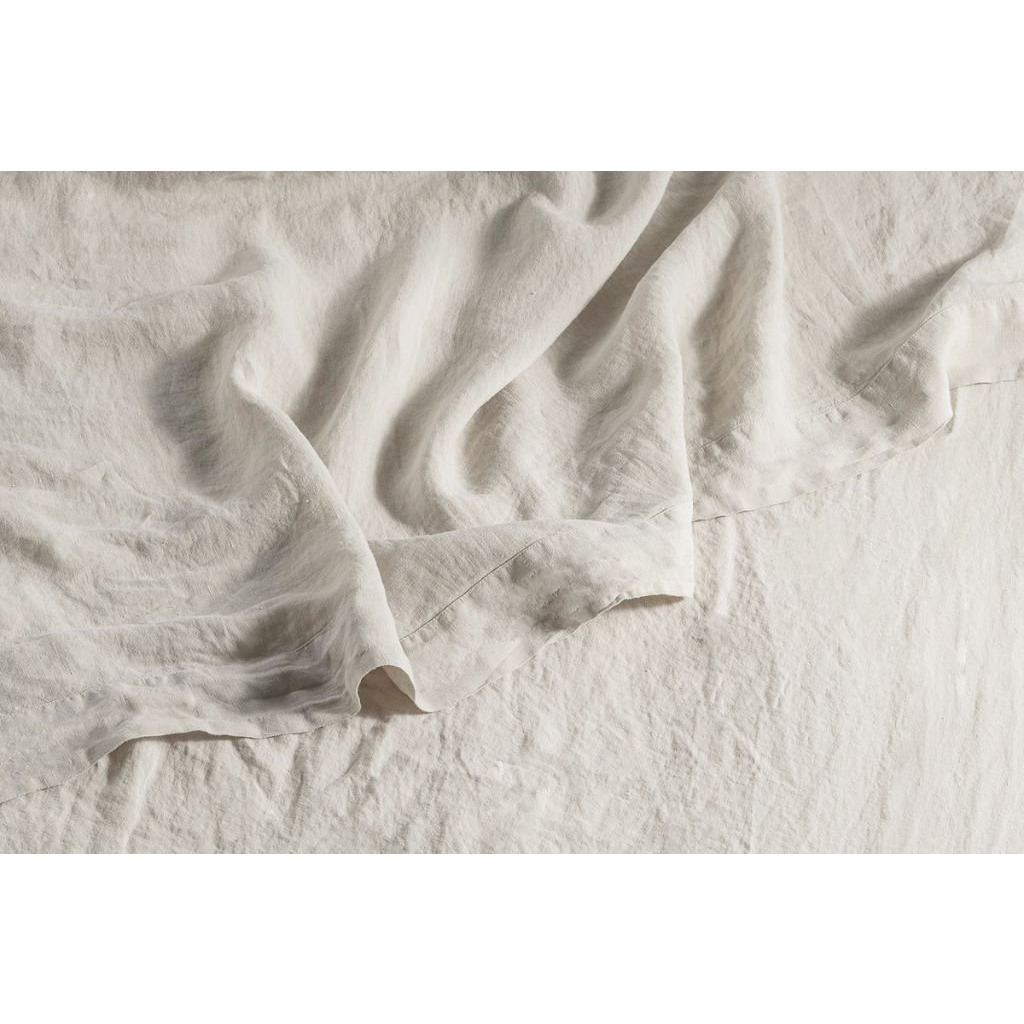 Bedfolk Linen Flat Sheet - Single 180 x 260cm - 3ft - Clay