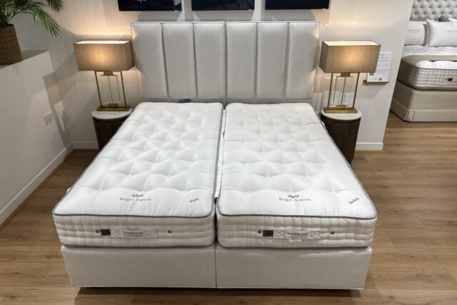 Vispring Regal Superb Divan Set - Superking Size - Ex Display.