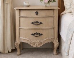 Louis XV Bedside Chest X 2 - Ex Display