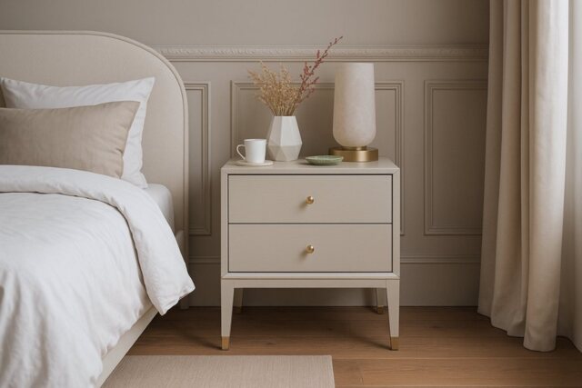Novello 2-Drawer Bedside Table