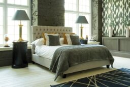 Emilia Deep Buttoned Bed