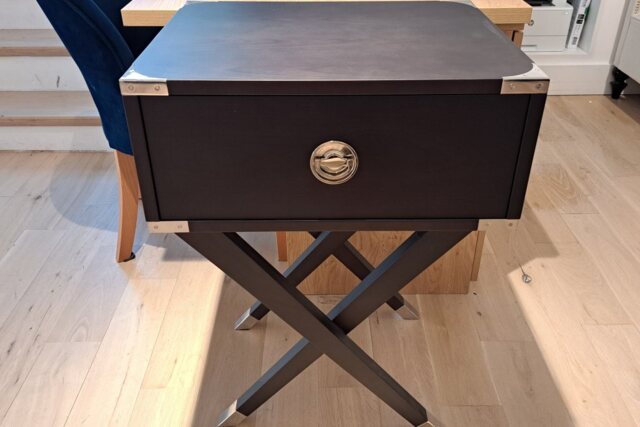 Greenwich 1 Drawer BSU GreyNickel - Ex Display