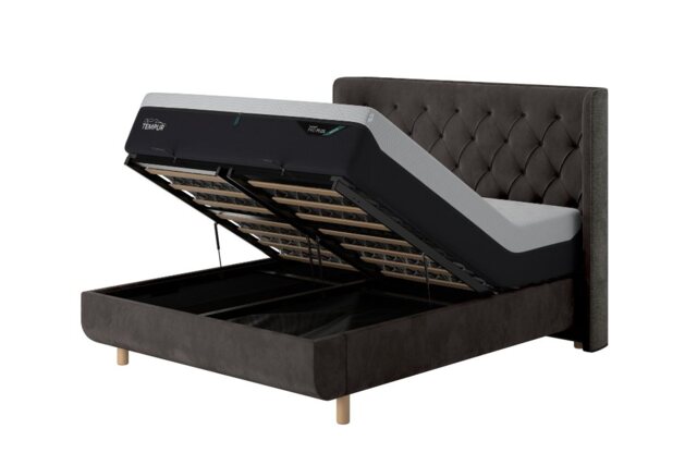 TEMPUR Arc Ottoman Bed with Luxury Headboard