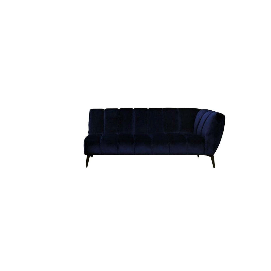 Jack 3 Seater Velvet Sofa RHF - Royal Blue F20 TX1229