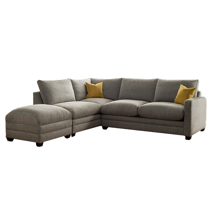 Maison LHF Corner Fabric Sofa Bed - Tabby Cloud C / Hypnos Upgrade