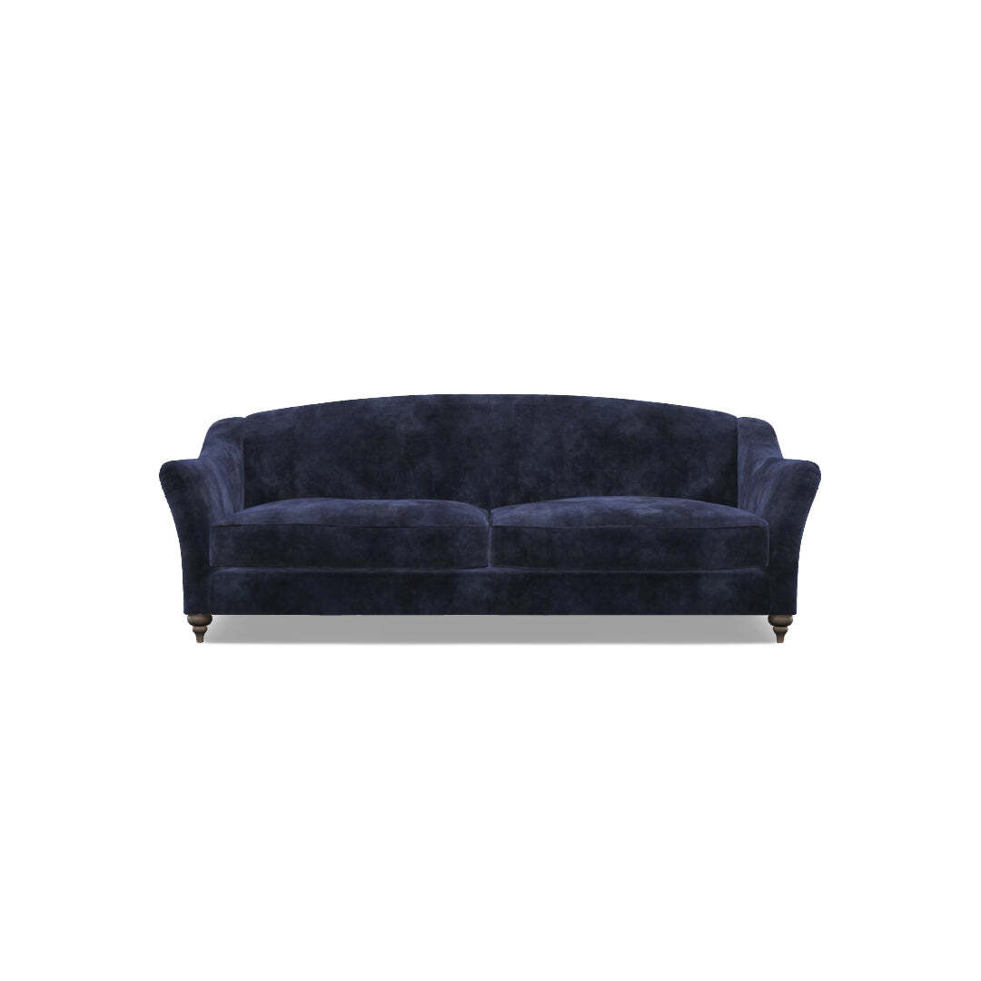 Spink & Edgar Lamour Velvet Grand Sofa