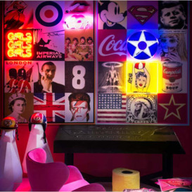 Britain, Neon Artwork, 122cm x 182cm, Multicoloured - Andrew Martin - thumbnail 2