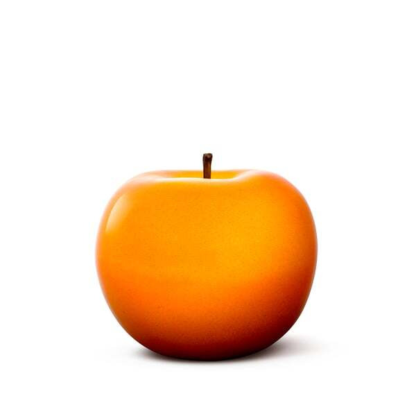 Apple - Glazed Orange (12Cm X 10Cm), Fruit Sculpture, 12cm x 10cm - Andrew Martin - image 1