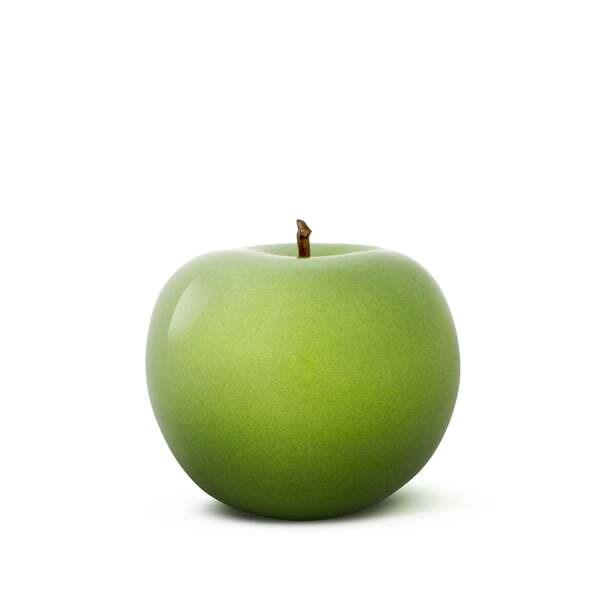 Apple - Glazed Green (12Cm X 10Cm), Fruit Sculpture, 12cm x 10cm - Andrew Martin - image 1