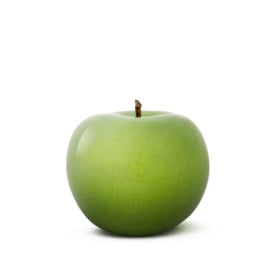 Apple - Glazed Green (12Cm X 10Cm), Fruit Sculpture, 12cm x 10cm - Andrew Martin - thumbnail 1