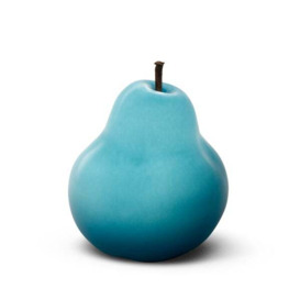 Turquoise Glazed, Fruit Sculpture, 22cm x 23cm, Turquoise - Andrew Martin - thumbnail 1