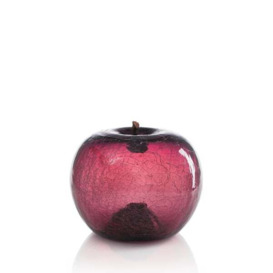 Apple - Crackled Amethyst (12Cm X 10Cm), Fruits & Sculptures, 12cm x 10cm - Andrew Martin - thumbnail 1