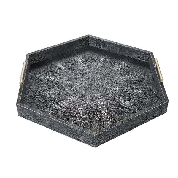 Cosima, 48cm, Decorative Tray, Grey - Andrew Martin - image 1