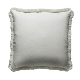 Beagle Salt/Vesper, Sustainable Feather, Cushion, Salt & Vesper - Andrew Martin With Trim/Fringe & Linen & Linen Blend Plain