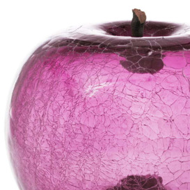 Apple - Crackled Amethyst (30Cm X 26Cm), Fruit Sculpture, 28cm x 23cm - Andrew Martin - thumbnail 2