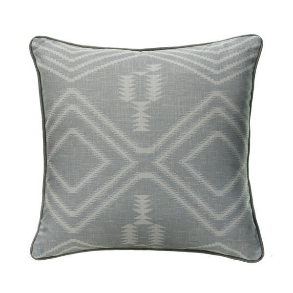 Stag Pebble, Feather, Cushion, 55cm x 55cm - Andrew Martin Pebble Linen Blend & Viscose Blend Geometric - image 1
