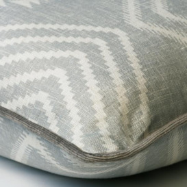 Stag Pebble, Feather, Cushion, 55cm x 55cm - Andrew Martin Pebble Linen Blend & Viscose Blend Geometric - thumbnail 2
