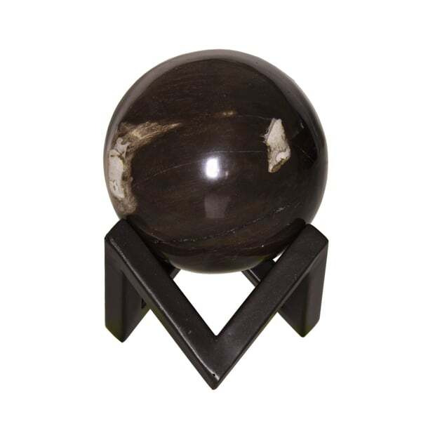Petrified Wood Sphere, Decorative accessory, Medium - Andrew Martin - image 1
