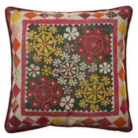 Courtyard Aster Outdoor, Hollowfibre, Cushion, 55cm x 55cm - Andrew Martin Aster Outdoor Floral