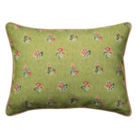 Spinney Leaf Outdoor, Hollowfibre, Cushion, 55cm x 40cm - Andrew Martin Floral